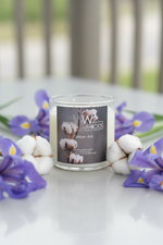 Load image into Gallery viewer, Cotton Iris *CLEAN*: 15oz double wick
