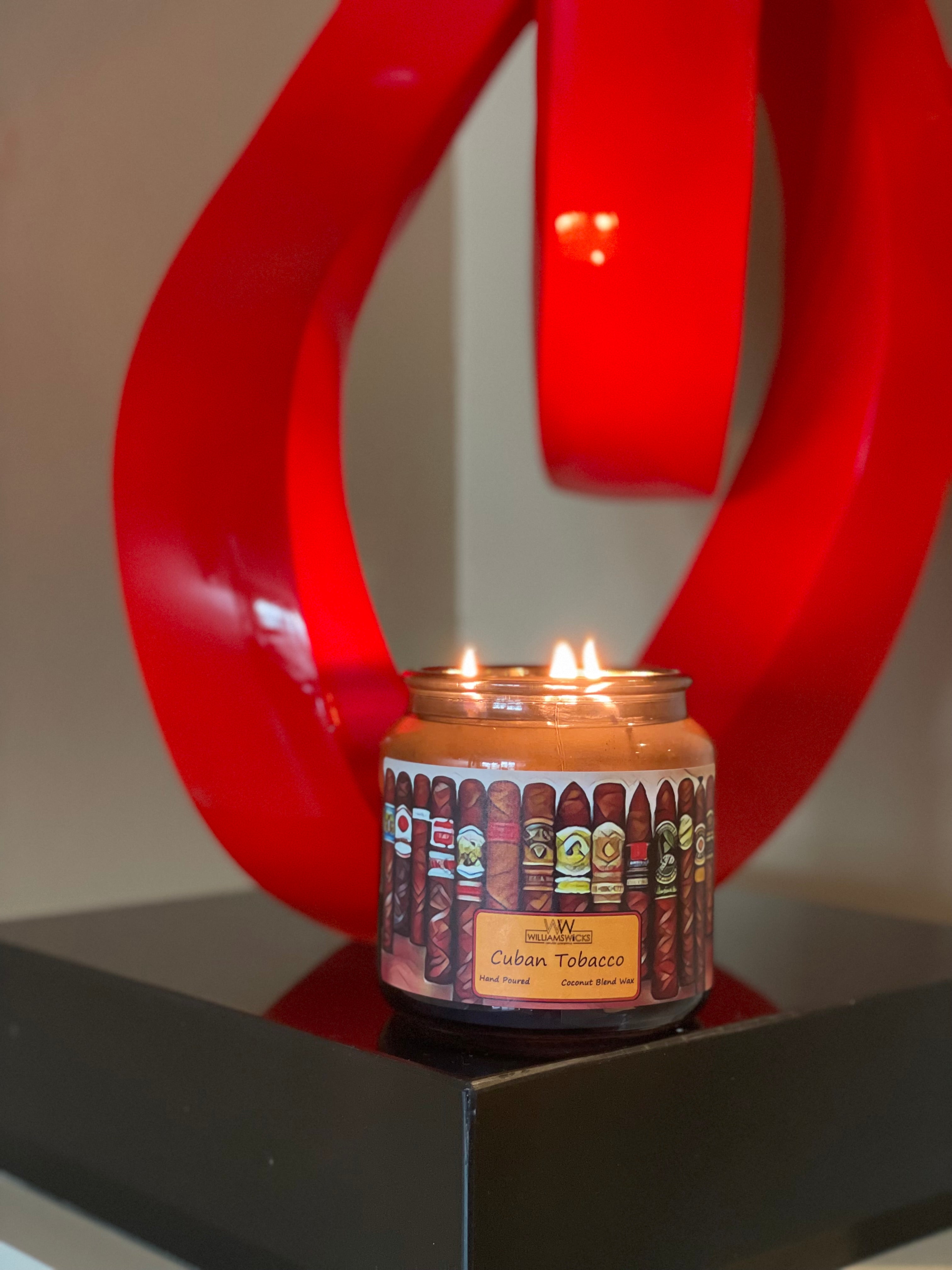 Cuban Tobacco 🔥 *Calm/Sensual/Unisex* - 15oz double wick