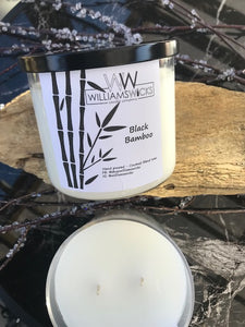 RESTOCKED! Black Bamboo🖤 (Masculine/#1 Unisex) - 14.5oz double wick