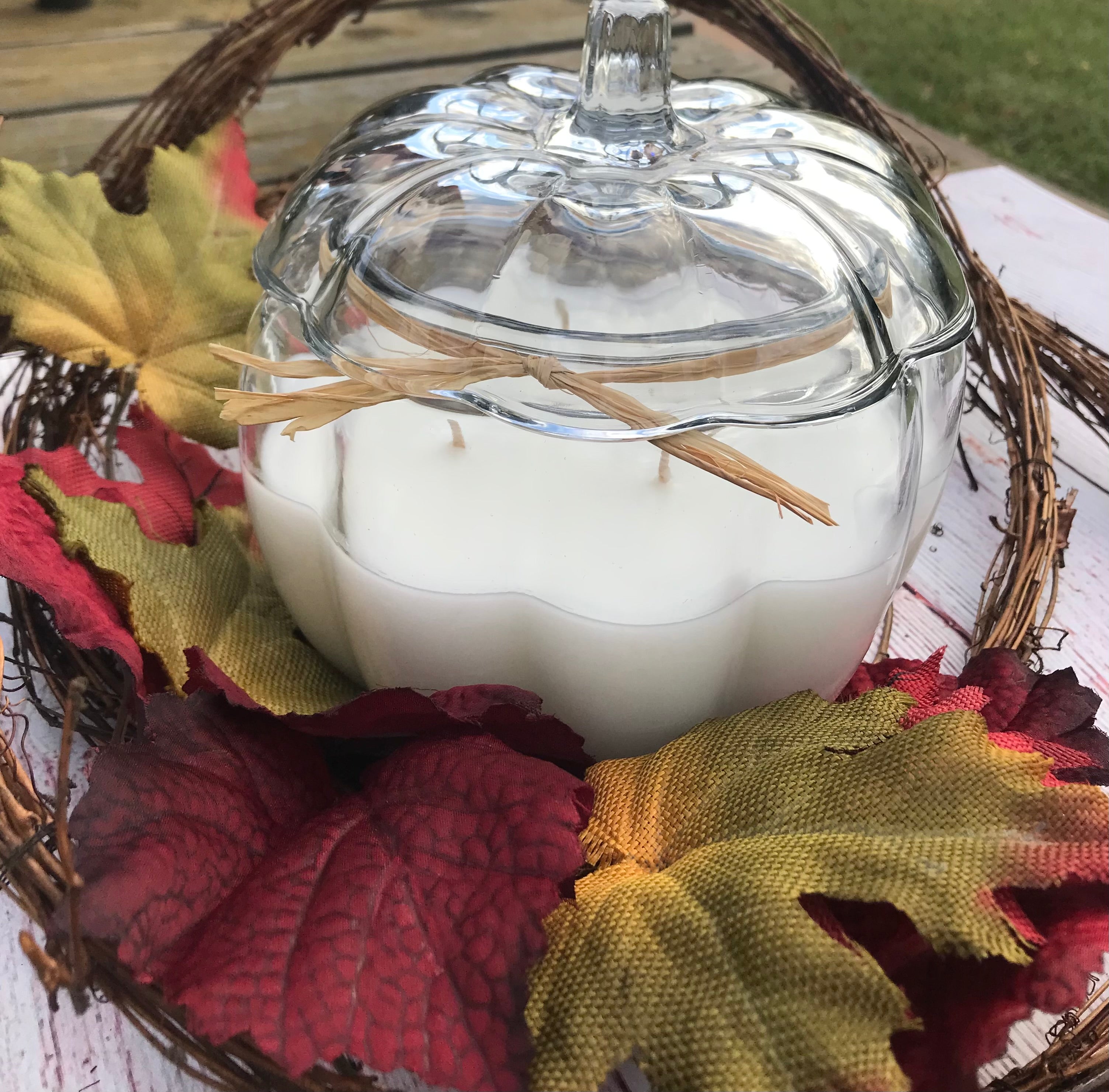 🍁2 LEFT!🍁 - 32oz Crystal Pumpkin (+ Added NEW Scents!)